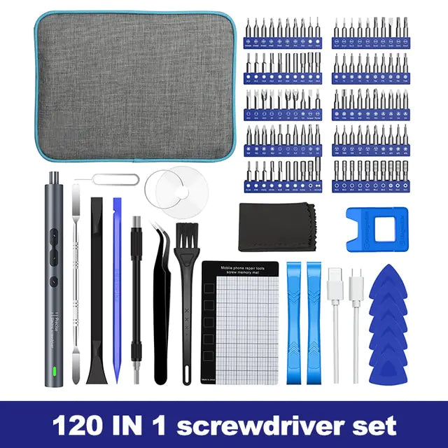 Electric Screwdriver 62/28/120pcs IN 1 Screwdriver Set